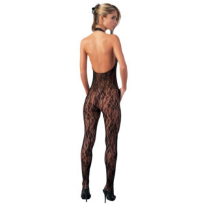 Blonde Catsuit med Perler L/XL