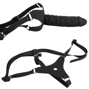 Silikone Strap-On Dildo Sort