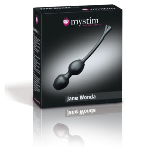 Mystim Jane Wonda Pirrestrøm Bækkenbundskugler Sort