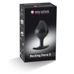 Mystim Rocking Force Pirrestrøm Anal Plug Bi-Polar Sort