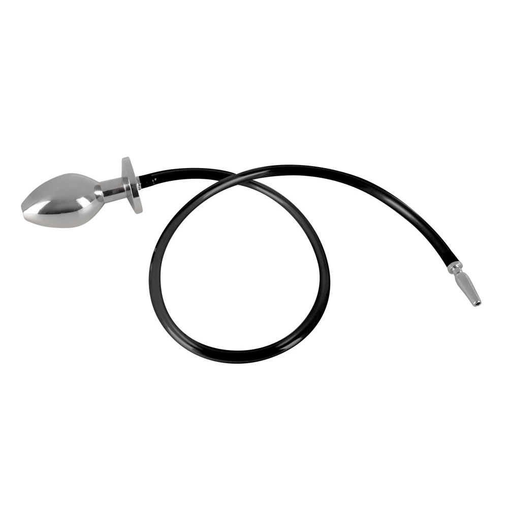 Piss to Ass Penis og Anal Plug i Metal Metal / silikone