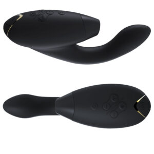 Womanizer Duo Klitoris & G-punkt Vibrator Sort