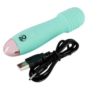 Cuties Mini Green - Rille Vibrator Pastel Grøn