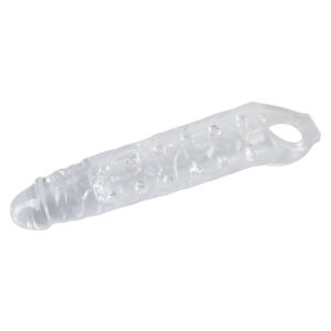 Crystal Skin Penishylster med Testikelring Onesize