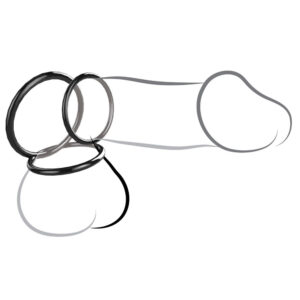 Fantasy C-Ringz Stamina Set - 3 Penisringe i sæt Sort