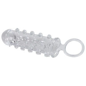 Crystal Clear Penis Hylster med Nopper Gennemsigtig