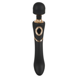 Cleopatra Wand Massagestav og Vibrator med Similisten Sort