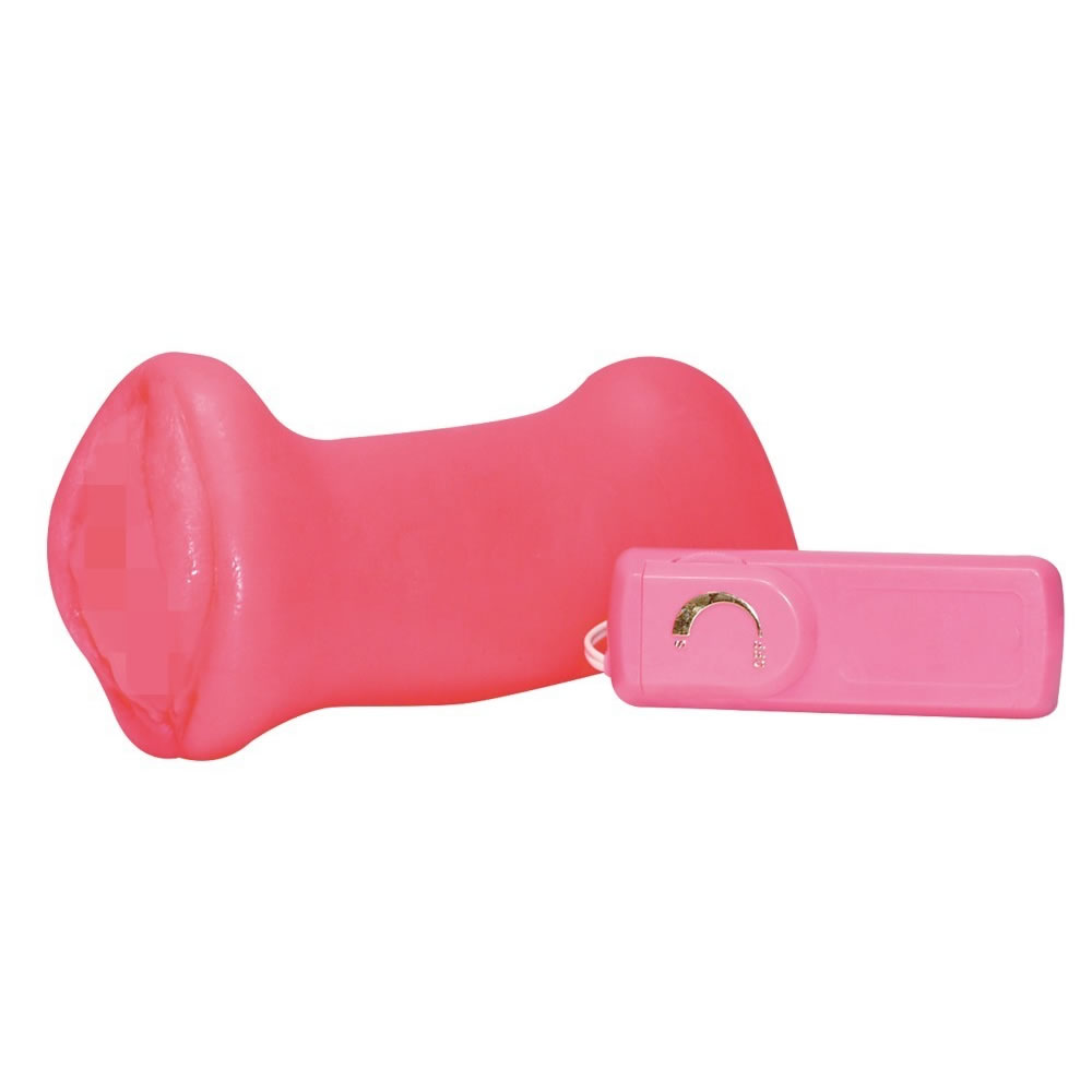 Masturbator Girls Pussy med Vibrator Pink