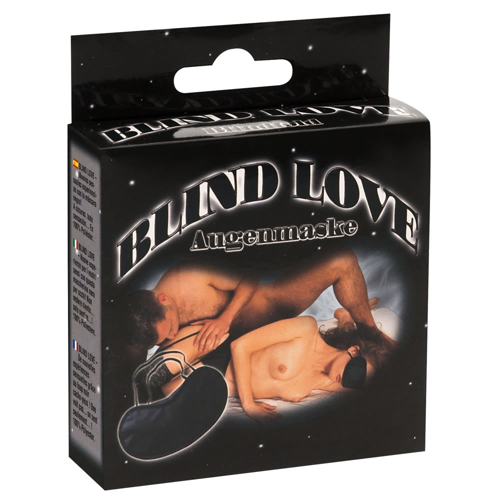 Blind Love Sort Øjenmaske Onesize
