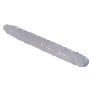 Crystal Duo Double Dong - Dobbel Dildo Klar / Gennemsigtig