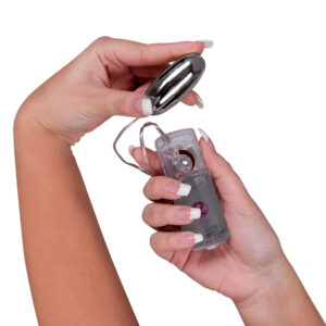 Vibrator Æg Silver Star Sølvfarvet