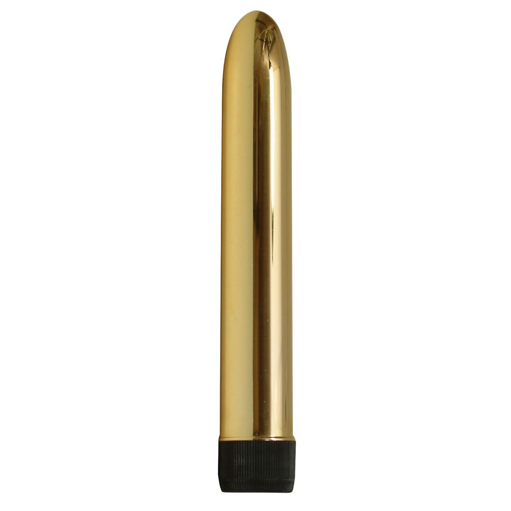 Vibrator Dildo Metallic Guldfarve