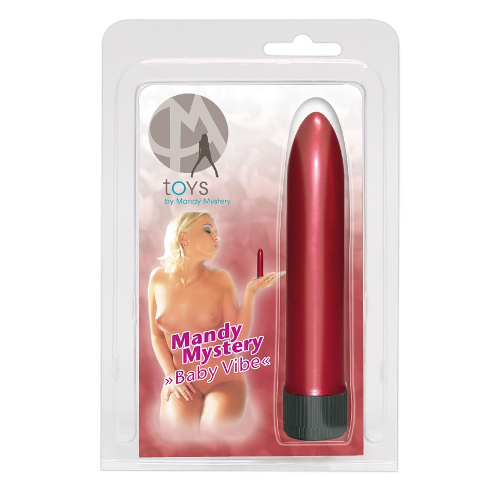 Mandy Mystery Baby Vibe Dildo Vibrator Rød