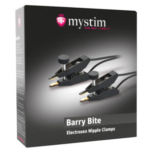 Elektrosex Barry Bite Bipolare Klemmer Sort