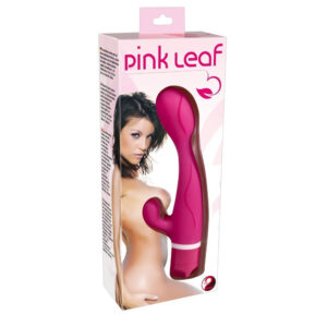 Pink Leaf Dildo Vibrator Pink