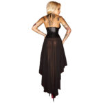 Noir Exclusive Wetlook Korset Kjole 3XL