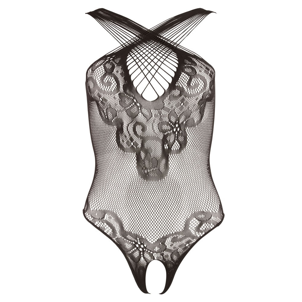 Net og Blonde Body med raffineret neckholder Onesize (S-L) - Billede 3