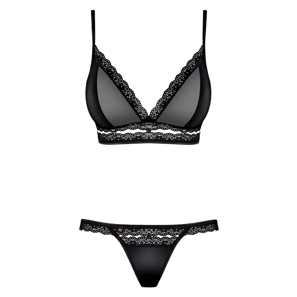 Obsessive BH sæt med Smukke Blondekanter L/XL - Billede 3