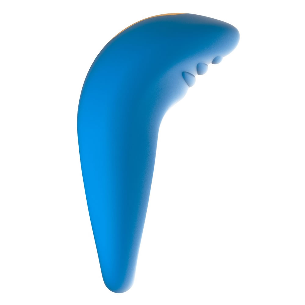 ROMP Juke Penisring med Vibrator og Klitoris Stimulator Blå / Gul - Billede 3