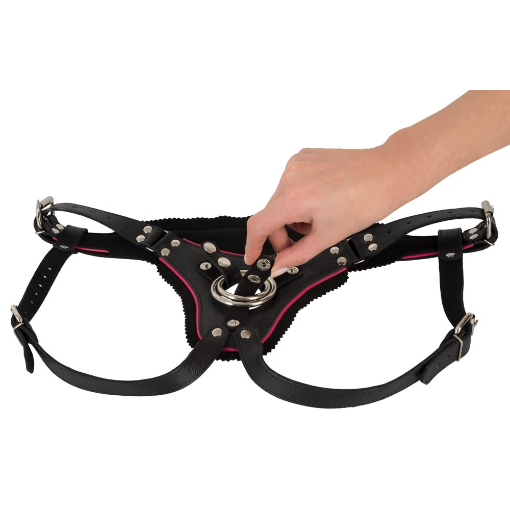 Zado Læder Strap-On Harness Onesize - Billede 3