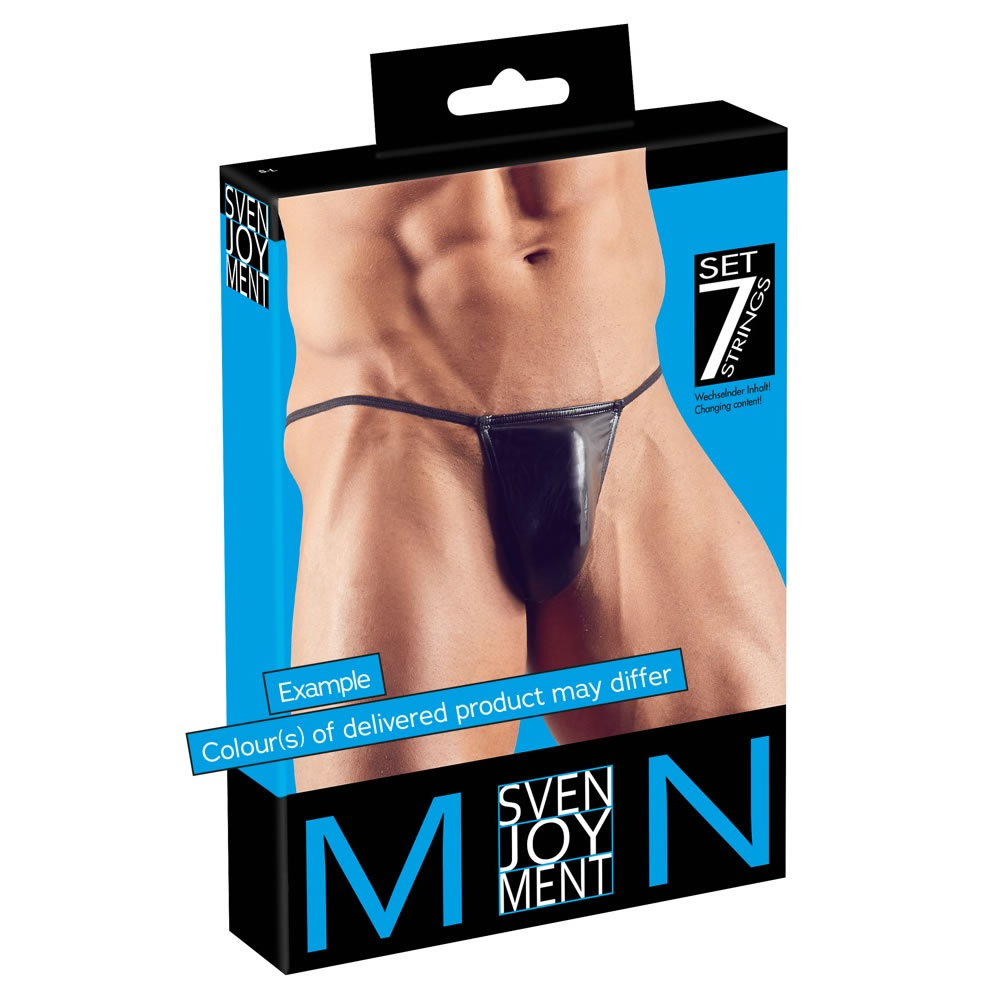 7 stk G-streng Trusser til Mænd Onesize (S-L) - Billede 2
