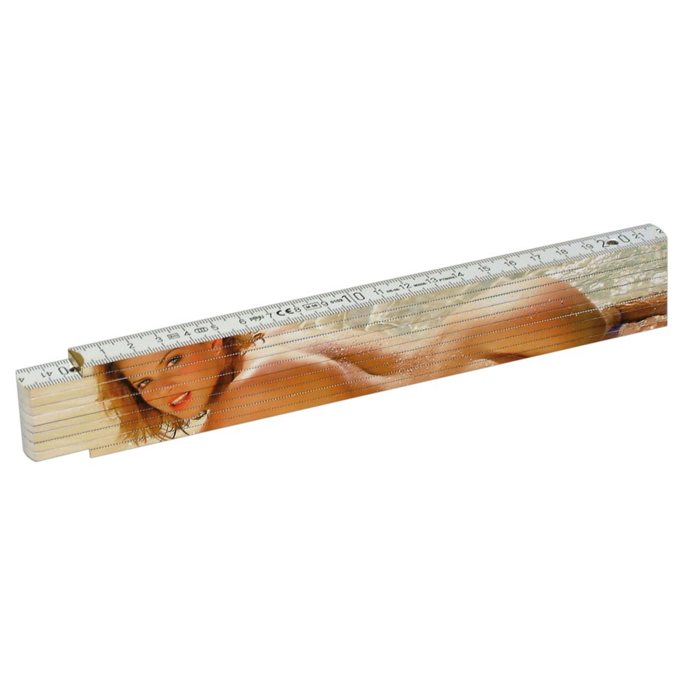 Sexy Blond Tommestok 2 meter Med Nøgenmotiv - Billede 2