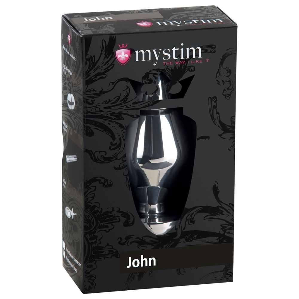 Mystim Pirrestrøm Anal Plug Aluminium - Billede 2