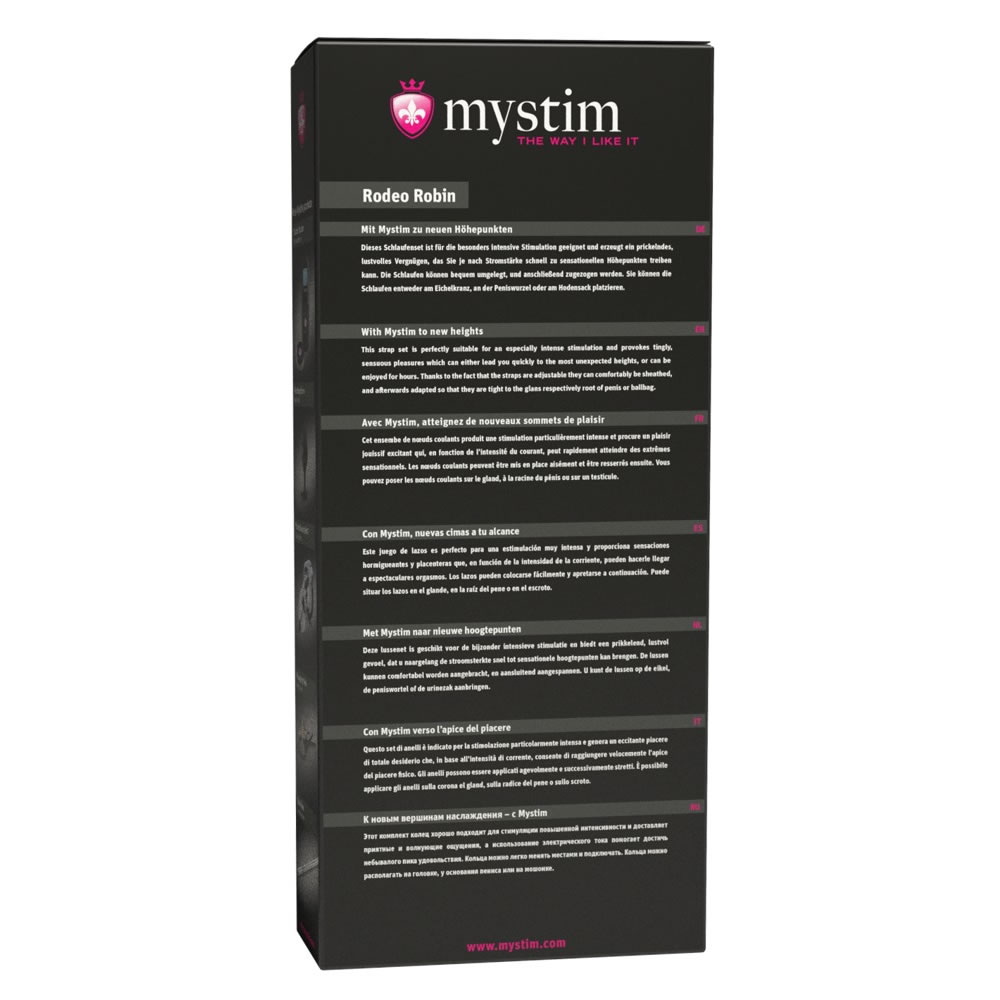 Mystim Rodeo Robin E-stim Intimlasso Sæt 35 - 40 cm - Billede 3