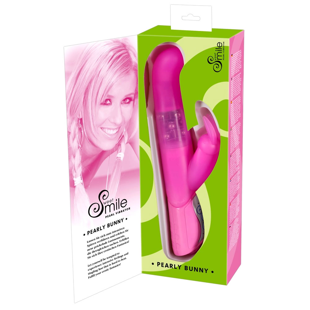 Smile Pearl Bunny Perlevibrator Pink - Billede 3