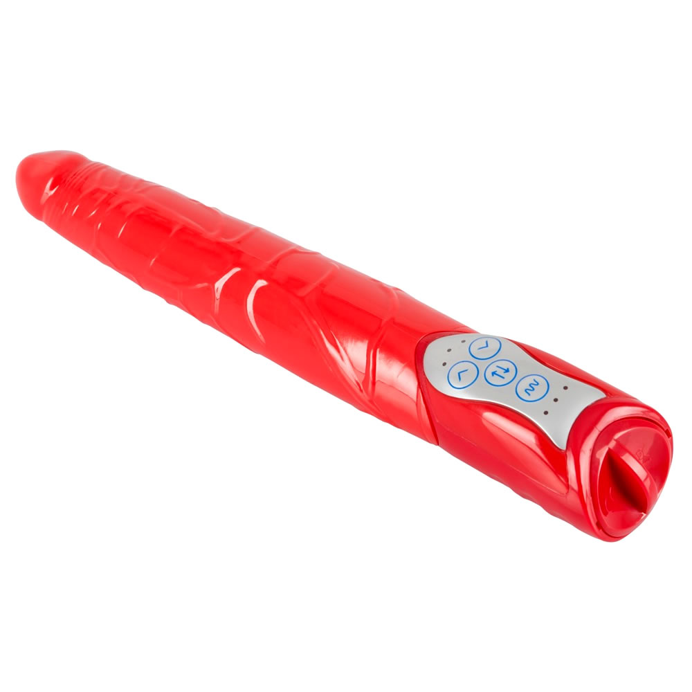 Red Push Vibrator med Stødfunktion Rød - Billede 3