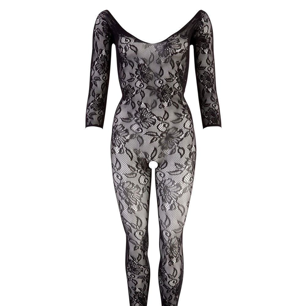 Blonde Catsuit i Sort Onesize (S-L) - Billede 3