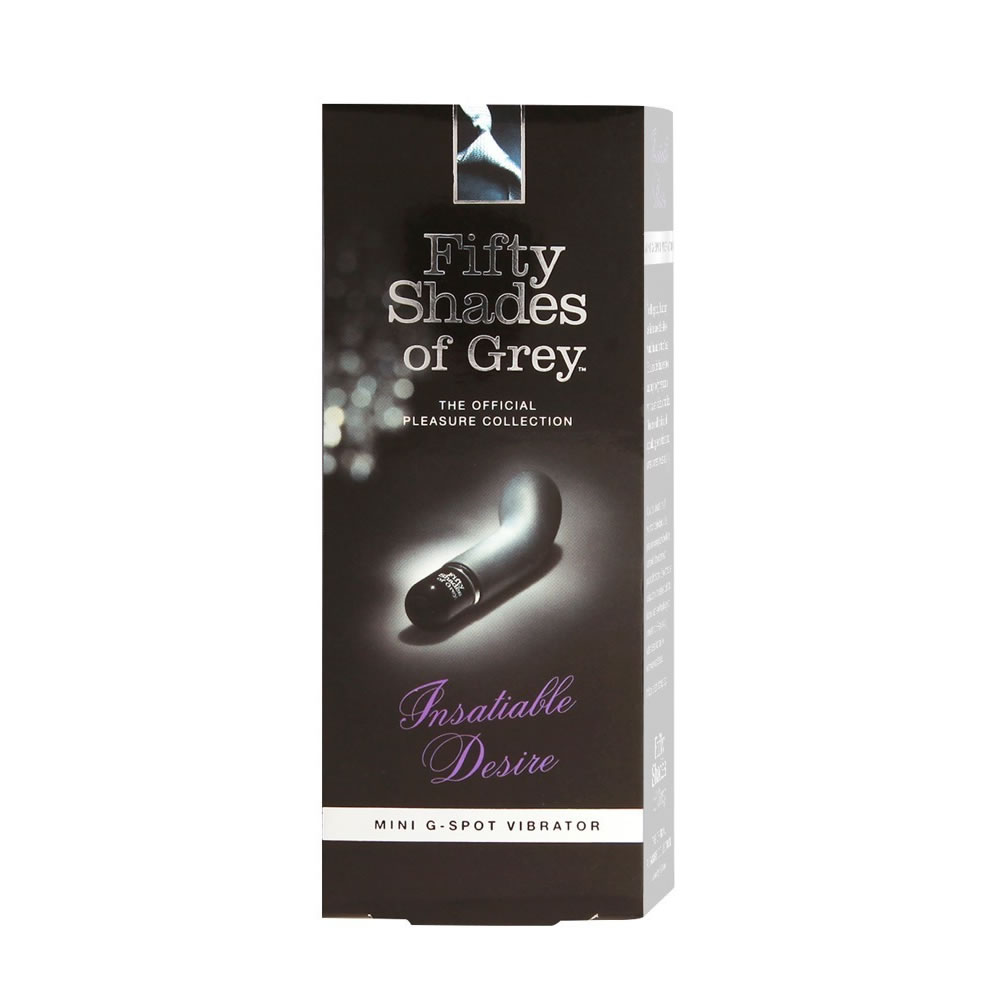 Insatiable Desire Dildo Vibrator - Fifty Shades of Grey Sort - Billede 2