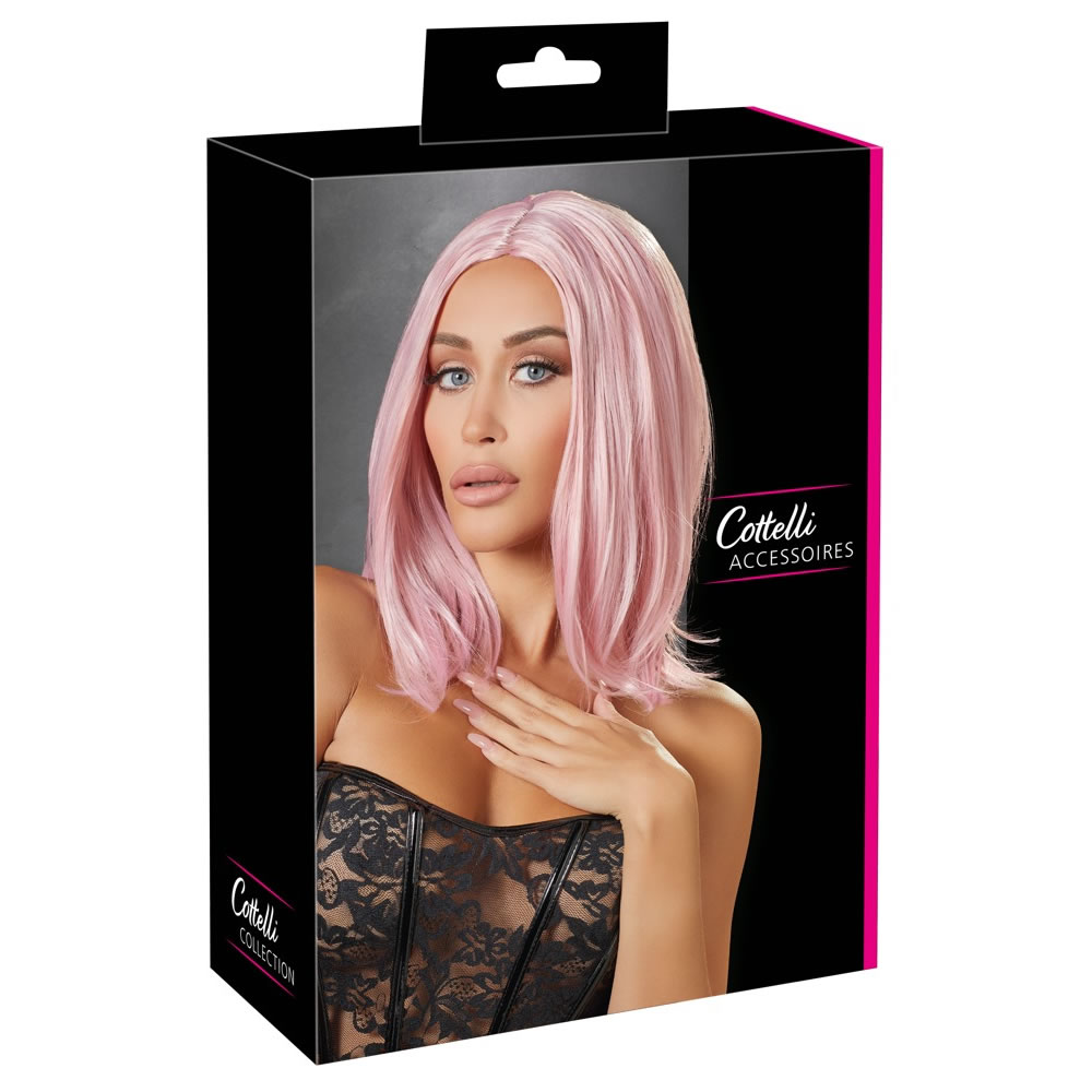 Paryk Pink Rosa 30 cm - Billede 2