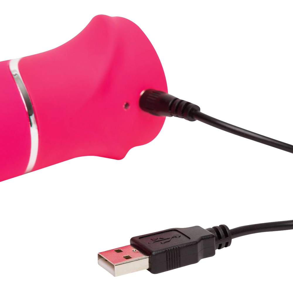 Happy Rabbit Vibrator med Stød og Vibrationer Pink - Billede 4