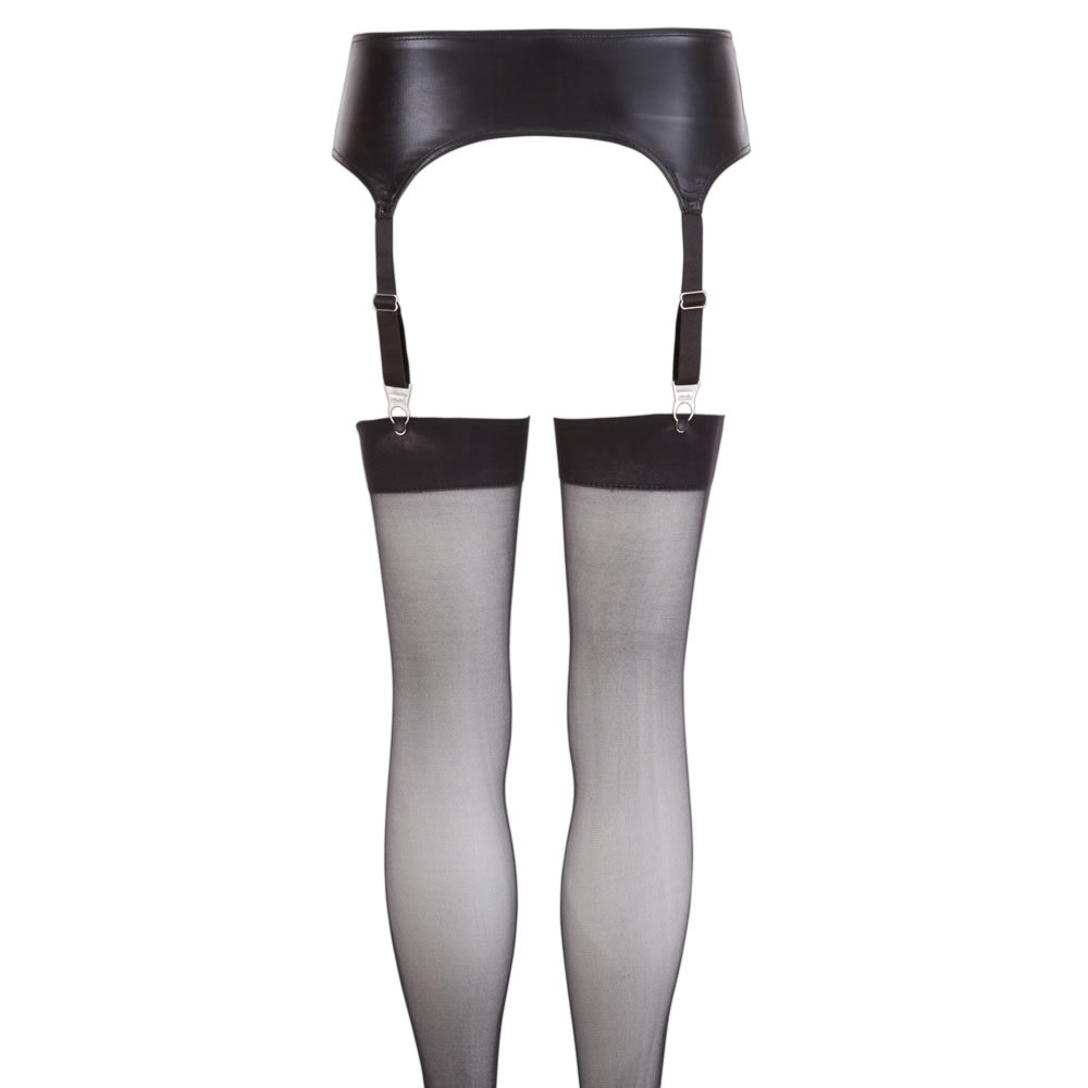 Wetlook Hofteholder med Nylonstrømper - Billede 8
