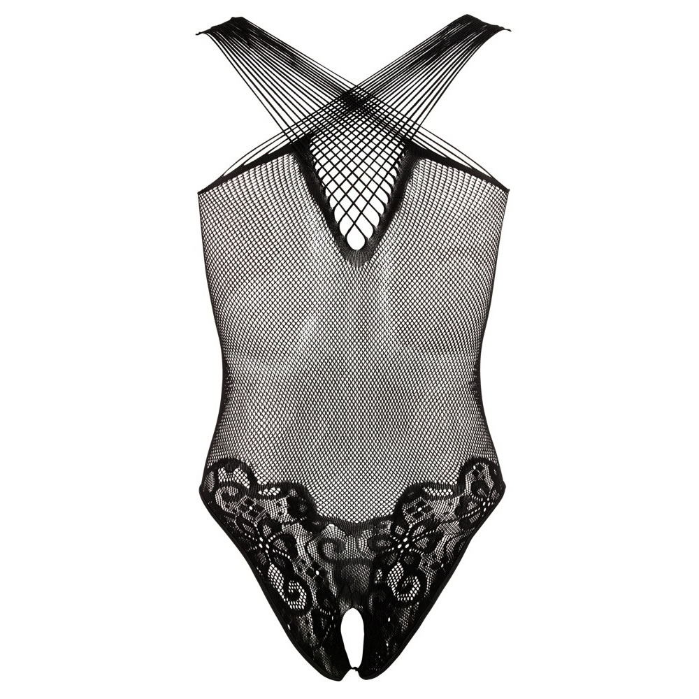 Net og Blonde Body med raffineret neckholder Onesize (S-L) - Billede 4
