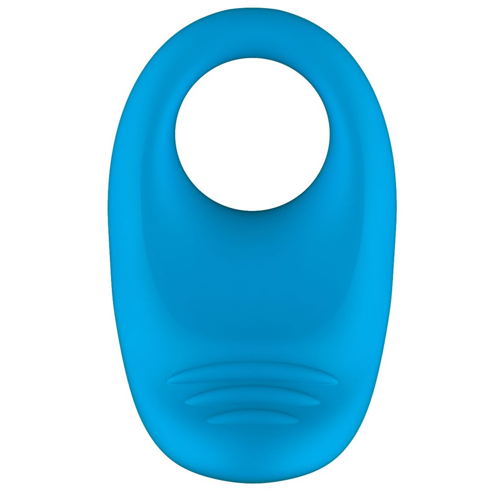 ROMP Juke Penisring med Vibrator og Klitoris Stimulator Blå / Gul - Billede 4