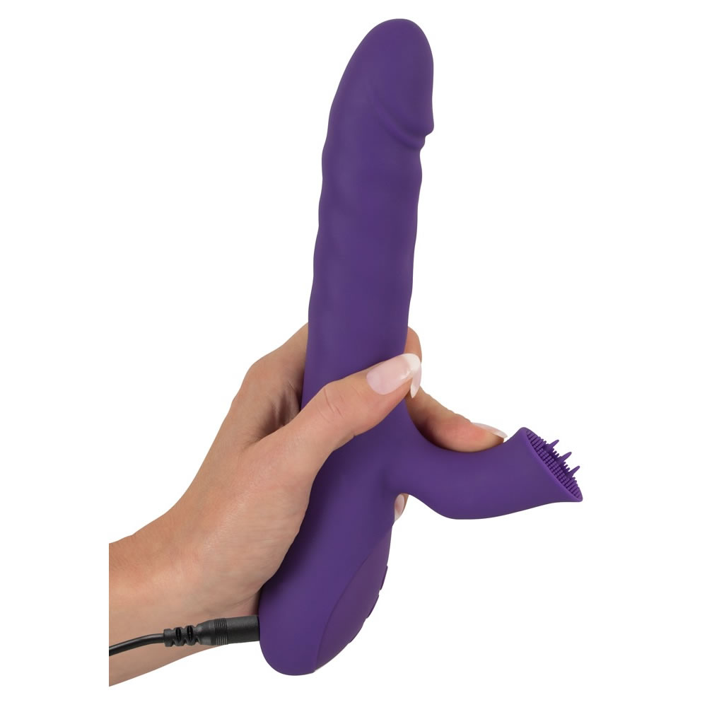 Sweet Smile Perle Vibrator med Stød og Rotation Lilla - Billede 4