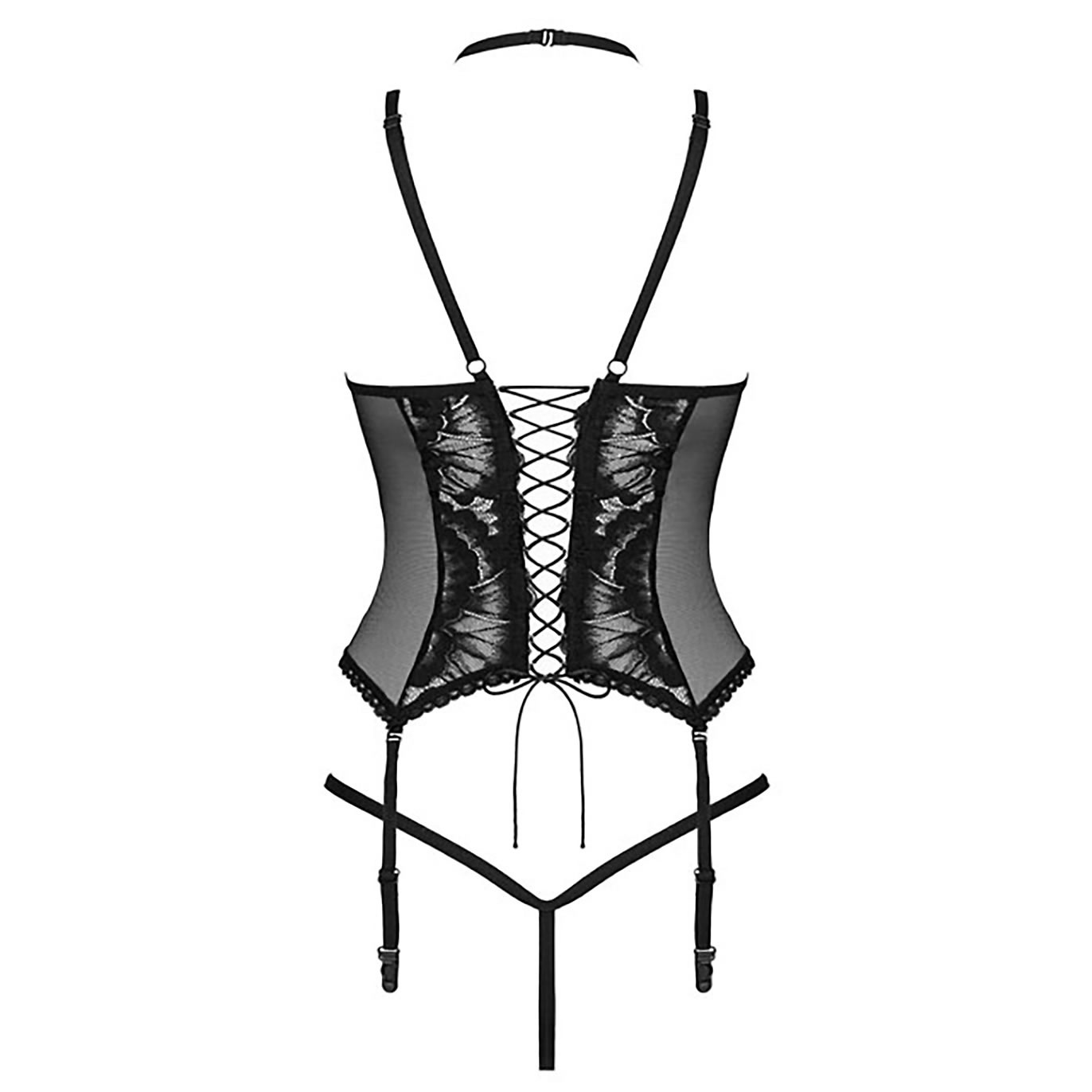 Obsessive Alessya Blonde Bustier og Lingeri sæt XS/S - Billede 4