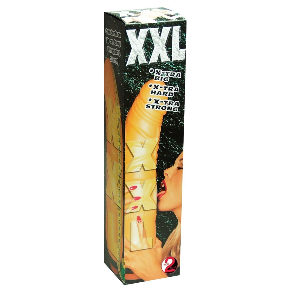 XXL Vibrator med Naturlig Look Hudfarve - Billede 2