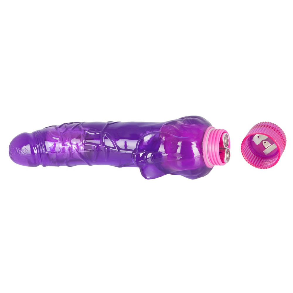 H20 Viking Wet Vibe Dildo Vibrator Lilla - Billede 4