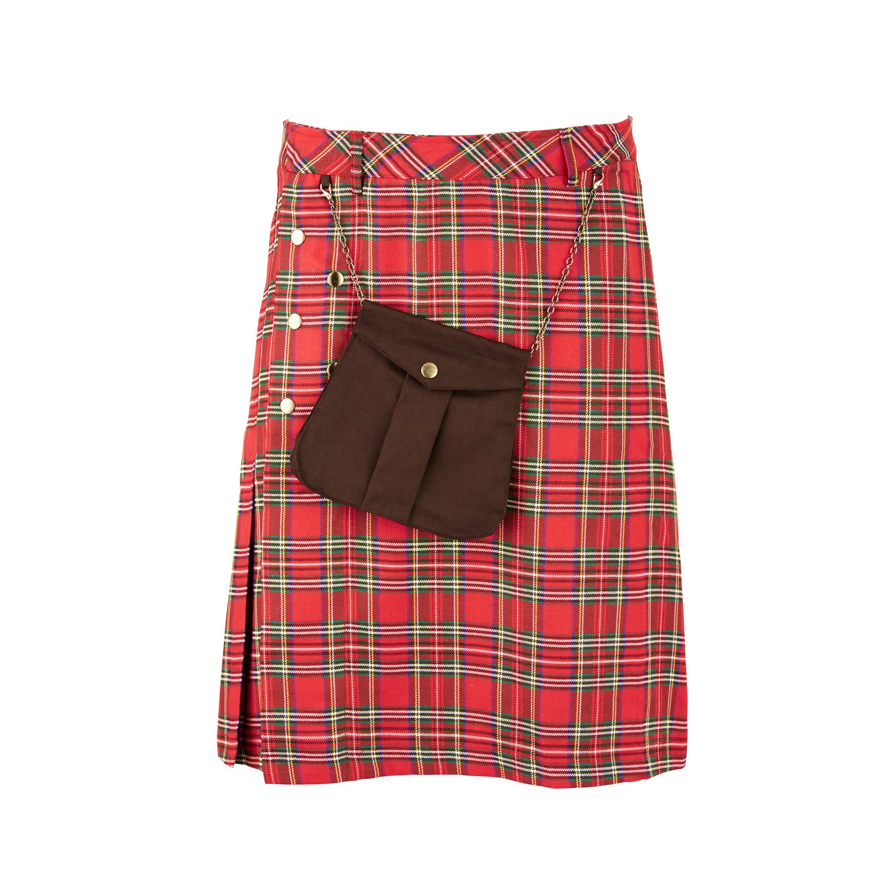 Skotsk Highlander Kilt i Rød og Hvid - Billede 7