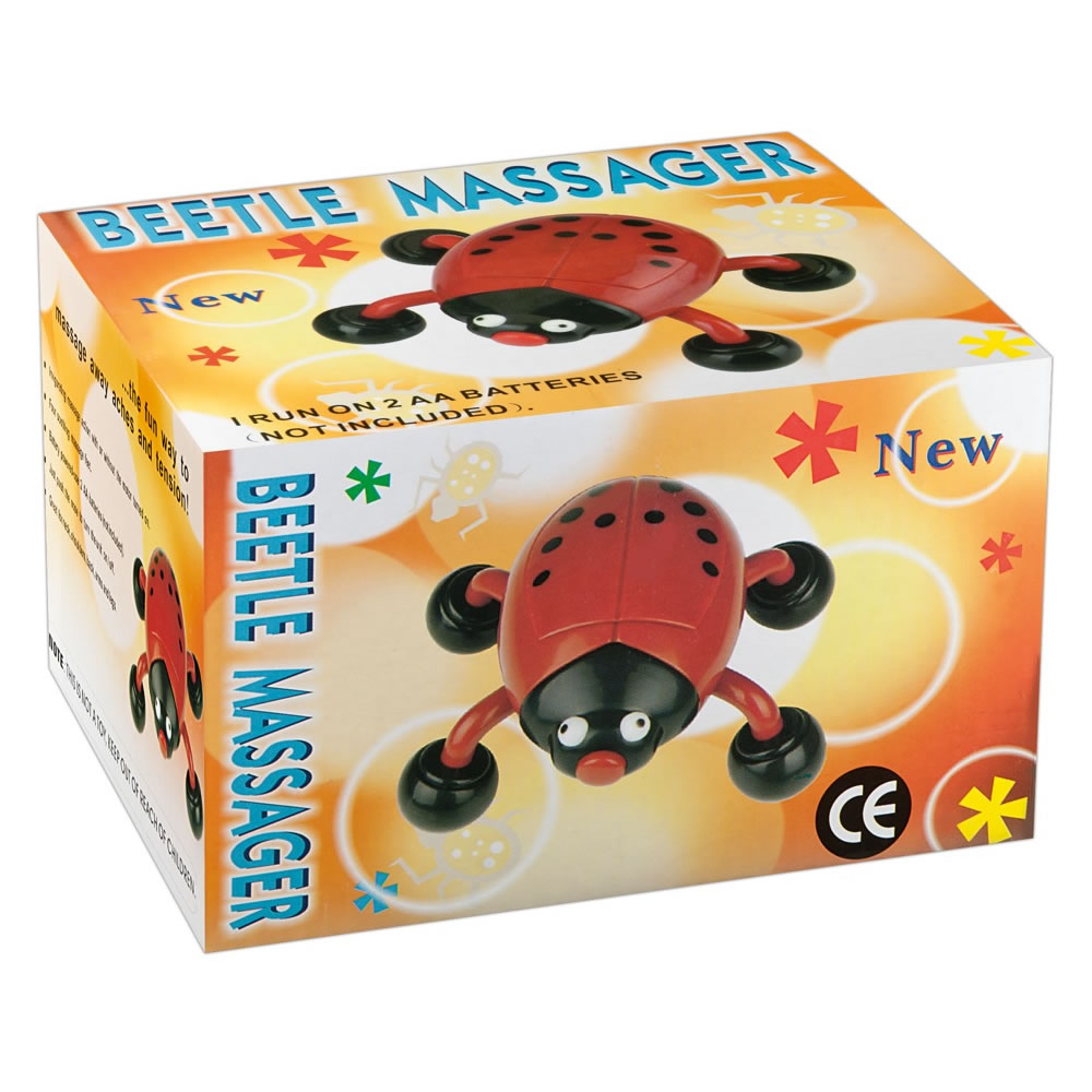 Massageapparat Mariehøne Sort / Rød - Billede 2