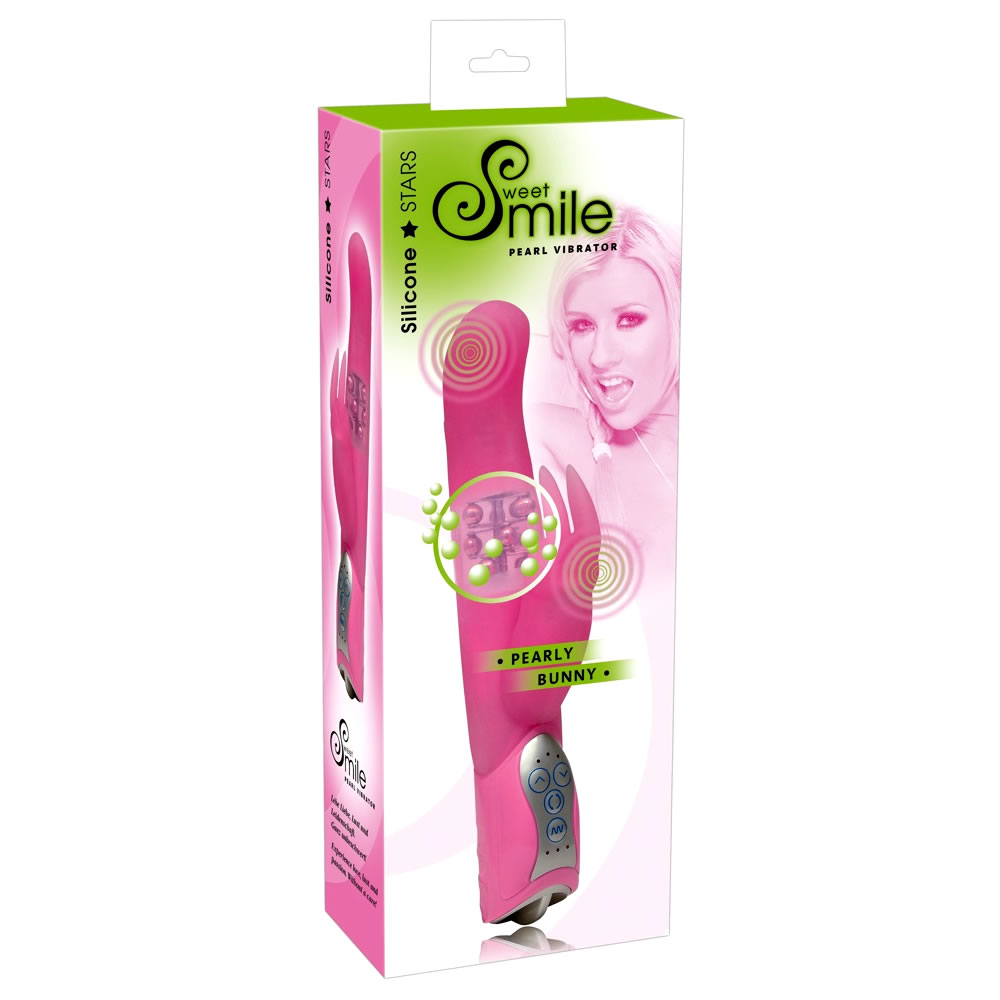 Smile Pearl Bunny Perlevibrator Pink - Billede 2