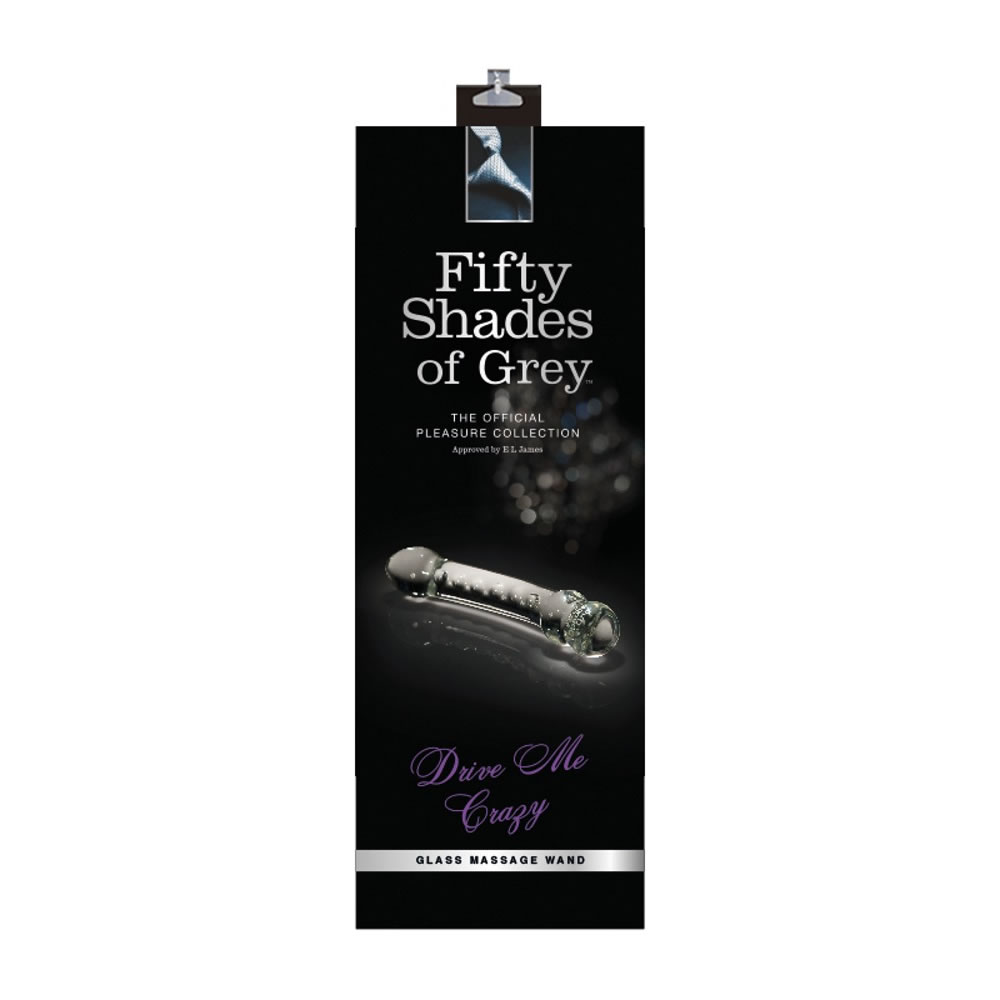 Drive Me Crazy Glas Dildo - Fifty Shades of Grey Klar / Gennemsigtig - Billede 2