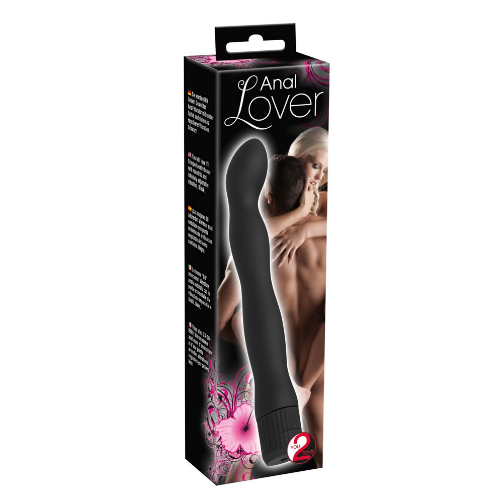 Anal Lover Dildo Vibrator Sort - Billede 2