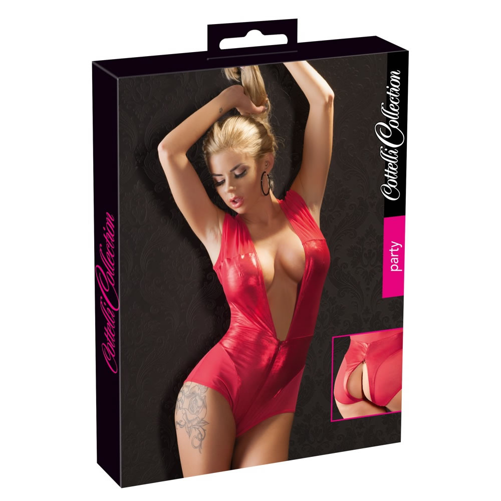 Wetlook Body i Rød - Billede 9