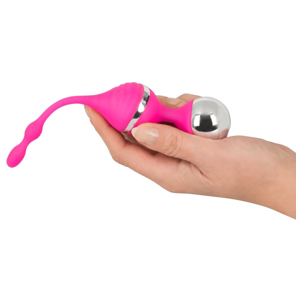 Sweet Smile Bækkenbundskugler med Vibrator Pink - Billede 5