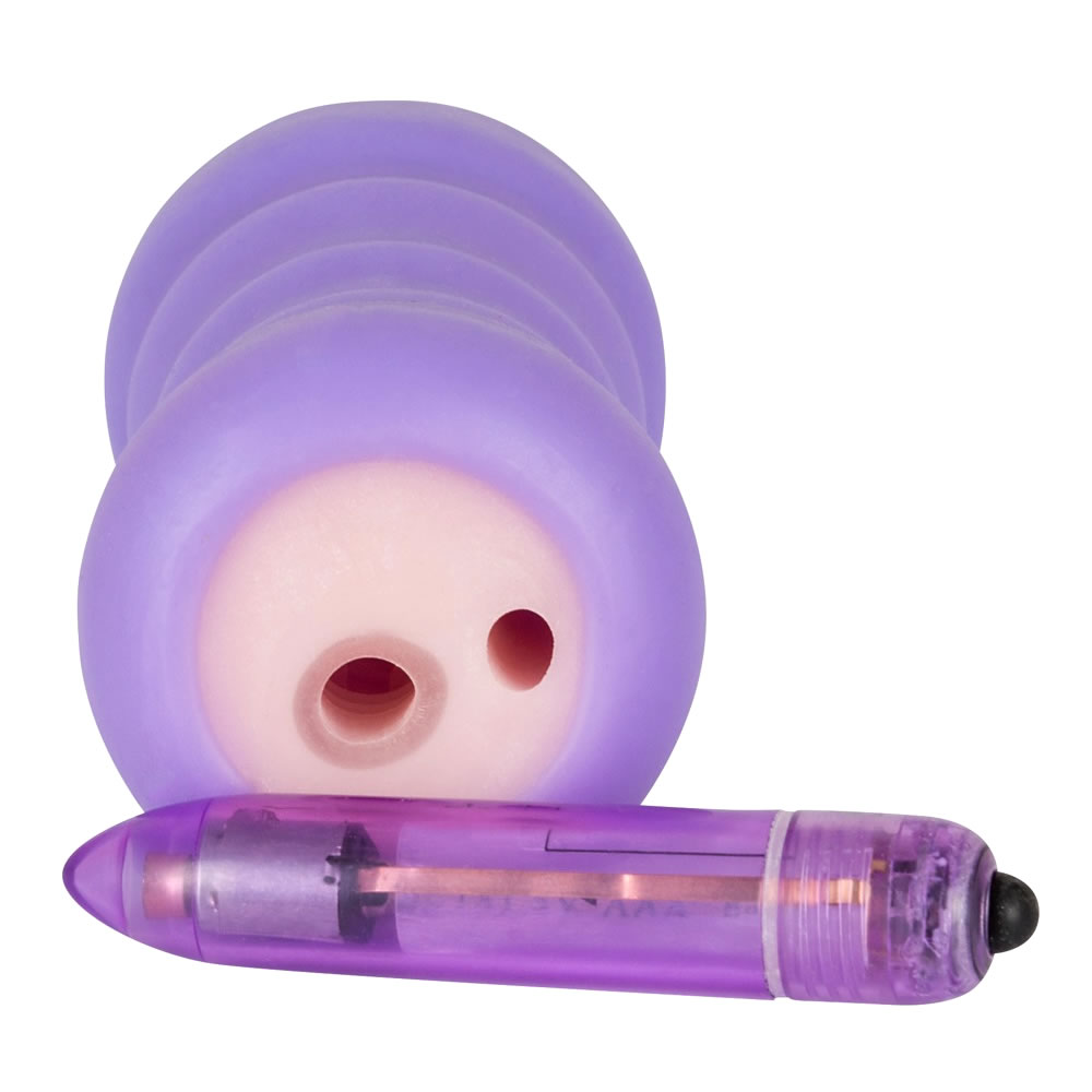 Ginas Vibrator Vagina Masturbator - Like a virgin Lilla - Billede 5