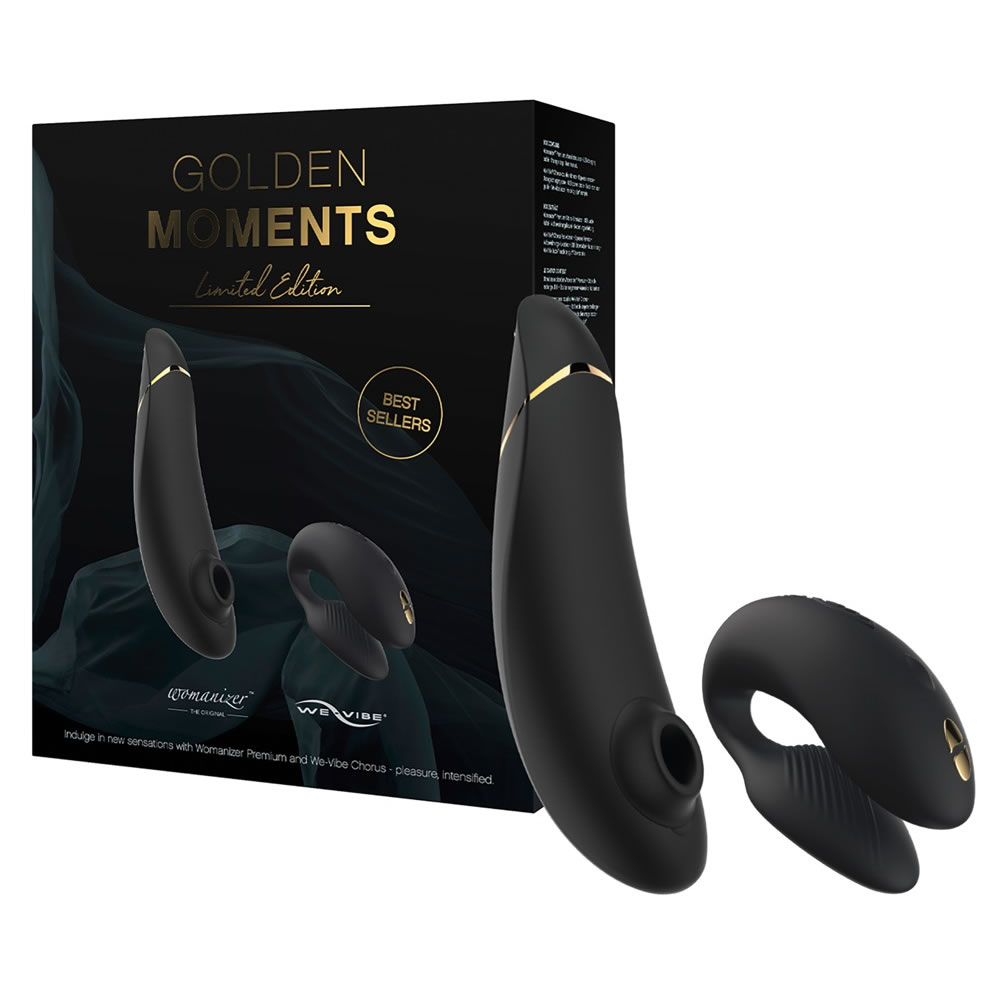 Womanizer Golden Moments med We-Vibe Chorus Par Vibrator Sort / Guld - Billede 5